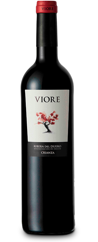 Fotografía de la botella de vino Viore Crianza Ribera.