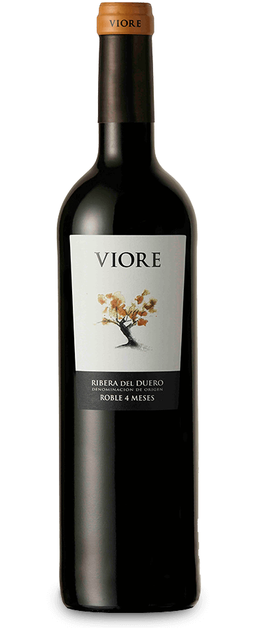 Fotografía de la botella del vino Viore Roble Ribera.