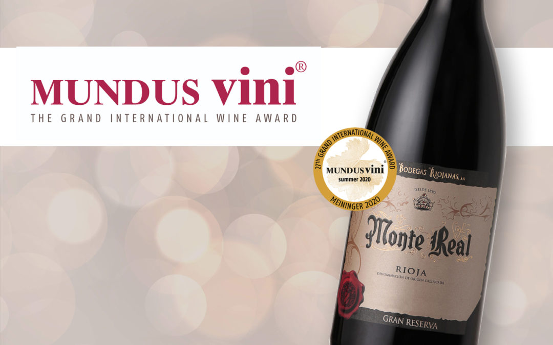 MONTE REAL GRAN RESERVA 2012, BEST OF SHOW en el Concurso Internacional Mundus Vini