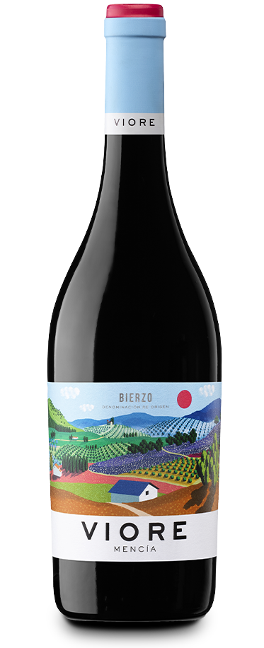 Fotografía de la botella del vino Viore Bierzo.