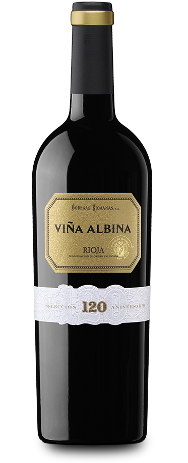 Fotografía de una botella de Viña Albina Reserva.