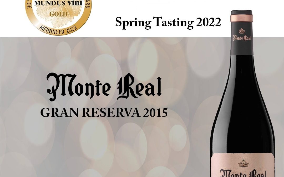 MONTE REAL GRAN RESERVA, NUEVA MEDALLA DE ORO