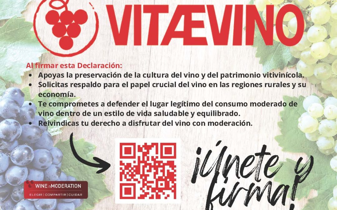 “VITÆVINO”: EN DEFENSA DE LA CULTURA DEL VINO, LA CONVIVENCIA Y EL DISFRUTE COMPARTIDO